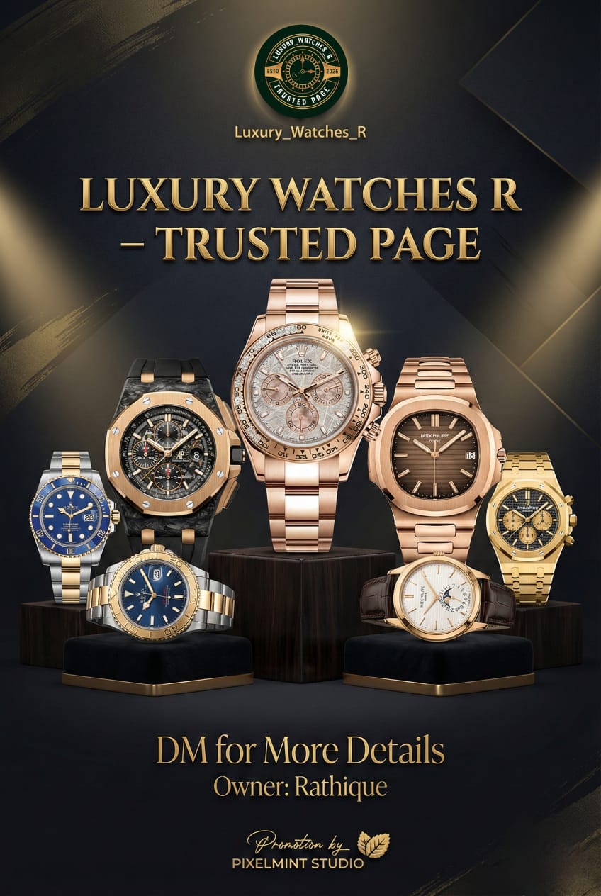 Luxury Watches R social media product flyer